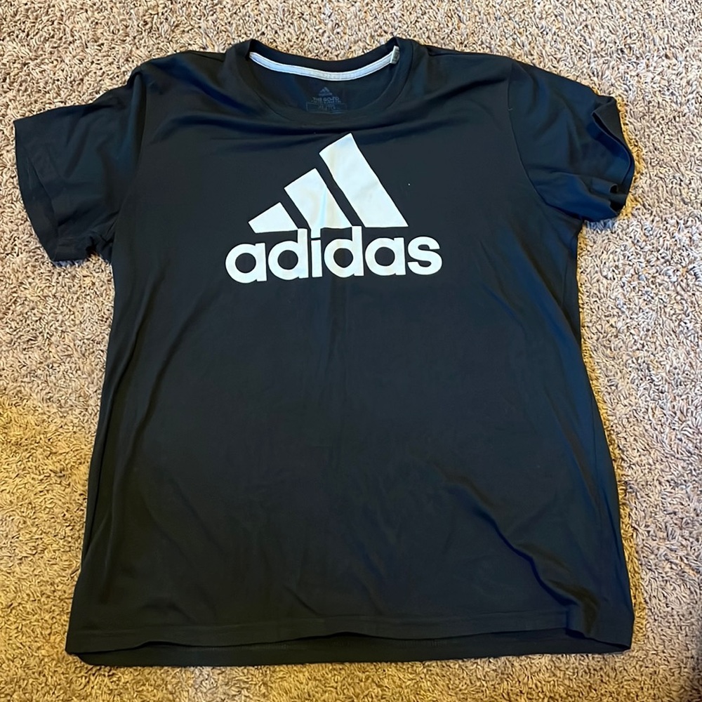 Adidas Women’s XL Black Logo Tee